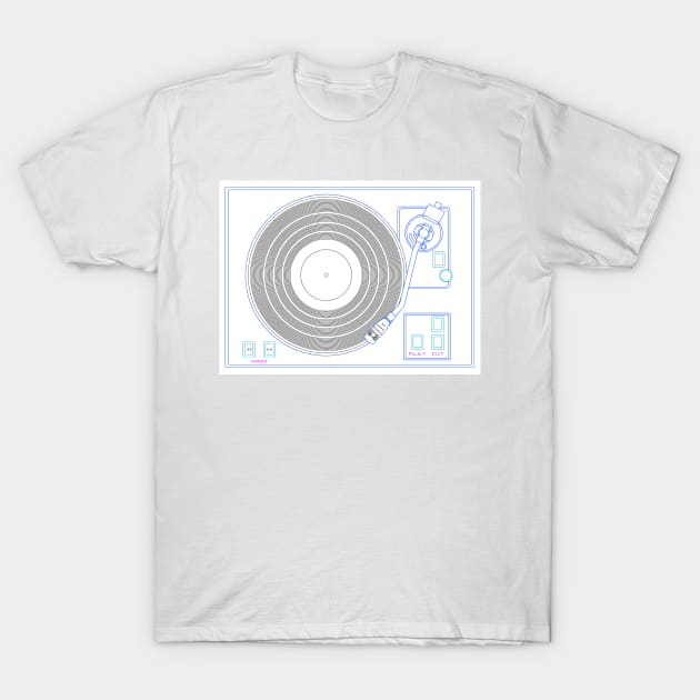 Turntable T-Shirt by dennye